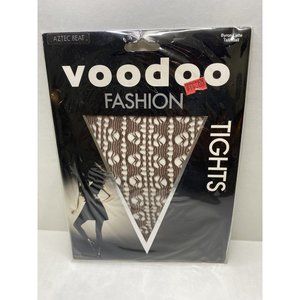 Voodoo Fashion Tights Aztec Beat Fish Net Legwear Size Tall/Xtall Color Latte